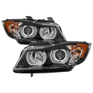 Spyder Auto 5083852 (Spyder) BMW E90 3-Series 06-08 4DR Version 2 Projector Headlights-HID model Non