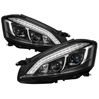 Spyder Auto 5083890 (Spyder) Mercedes Benz W221 S Class 07-09 Projector Headlights-Xenon/HID Model O