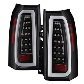 Spyder Auto 5084583 (Spyder) Chevy Tahoe/Suburban 15-17 light bar LED Tail Lights-Black