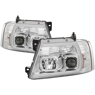 Spyder Auto 5084637 (Spyder) Ford F150 04-08 Light Bar Projector Headlights-Chrome