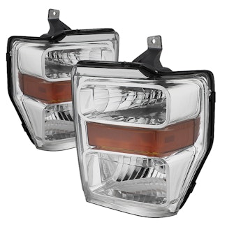 Spyder Auto 9022401 ( POE ) Ford F250/350/450 Super Duty 08-10 OEM Headlights-Chrome
