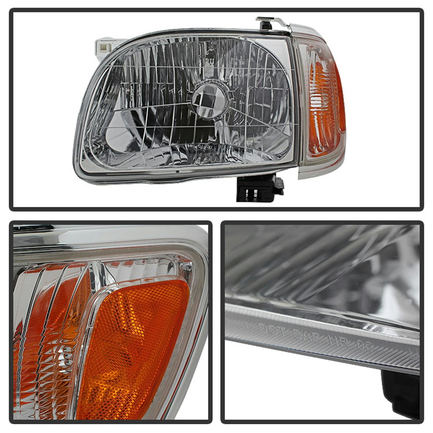 Spyder Auto 9027468 ( OE ) Toyota Tacoma 01-04 Crystal Headlights ...