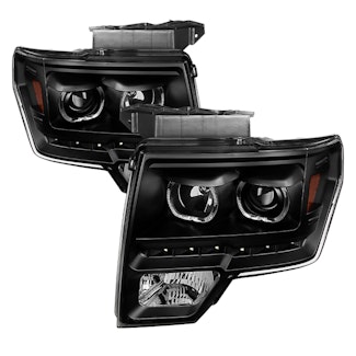 Spyder Auto 9032226 ( xTune ) Ford F150 09-14 Projector Headlights-Halogen Model Only ( Not Compatib