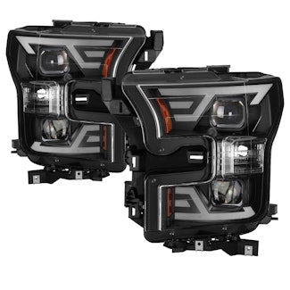 Spyder Auto 9042935 DRL LED Light Bar Projector Headlights