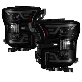 Spyder Auto 9042942 DRL LED Light Bar Projector Headlights