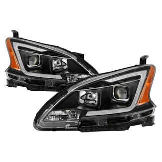 Spyder Auto 9042966 DRL LED Light Bar Projector Headlights