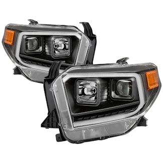 Spyder Auto 9043024 DRL LED Light Bar Projector Headlights