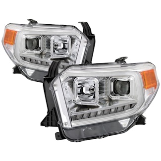 Spyder Auto 9043048 DRL LED Light Bar Projector Headlights