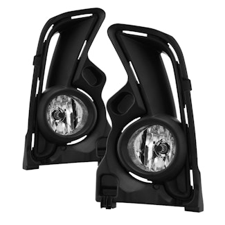 Spyder Auto 9043314 ( Spyder ) Toyota Highlander 2017-2018 OEM Fog Lights W/Cover and Switch-Clear