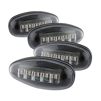 Spyder Auto 9924675 ( xTune ) GMC Sierra/Chevy Silverado 99-13 Dually 2 Red LED+2 Amber LED Side Fen