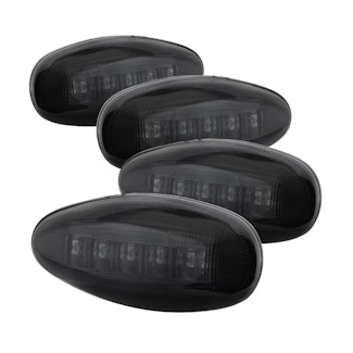 Spyder Auto 9924682 ( xTune ) GMC Sierra/Chevy Silverado 99-13 Dually 2 Red LED+2 Amber LED Side Fen