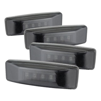Spyder Auto 9924705 ( xTune ) Dodge Ram 94-02 Dually 2 Red LED+2 Amber LED Fender Lights 4pcs-Smoke