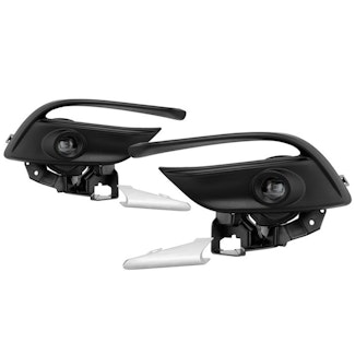 Spyder Auto 9043192 ( Spyder ) Mazda 3 2017-2018 OEM Style Full LED Fog Light w/Switch-Clear
