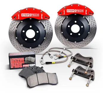 StopTech 83.180.6700.R1 Trophy Sport Big Brake Kit; Silver Caliper ...