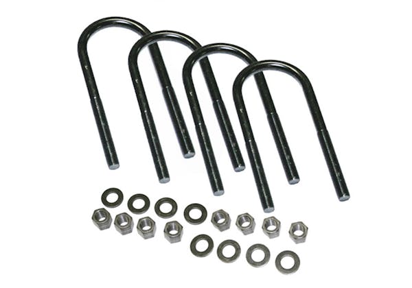 Superlift 10164 U-Bolt 4 pack 1/2X2 7/8X7 Round with Hardware