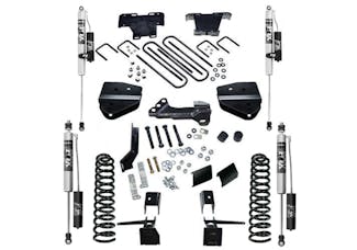 Superlift K164FX Suspension Lift Kit, 4in Fox 2.0 Res