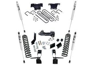 Superlift K165F 4 inch Radius Arm Lift Kit with Fox 2.0 Series Shocks