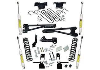 Superlift K165 4 inch Radius Arm Lift Kit  with Superlift Shocks