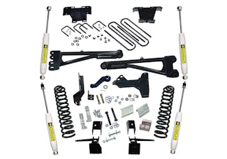 Superlift K169 6 inch Radius Arm Lift Kit with Superlift Shocks