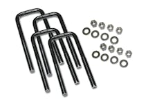 Superlift 10344 U-Bolt 4 pack 9/16X3-5/16X10 Square with Hardware