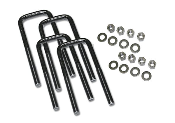 Superlift 10484 U-Bolt 4 pack 9/16X2-1/2X11 Square with Hardware