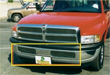 T-Rex Grilles 25440 Billet Bumper Grille, Polished, Aluminum, 2 Pc, Bolt-On