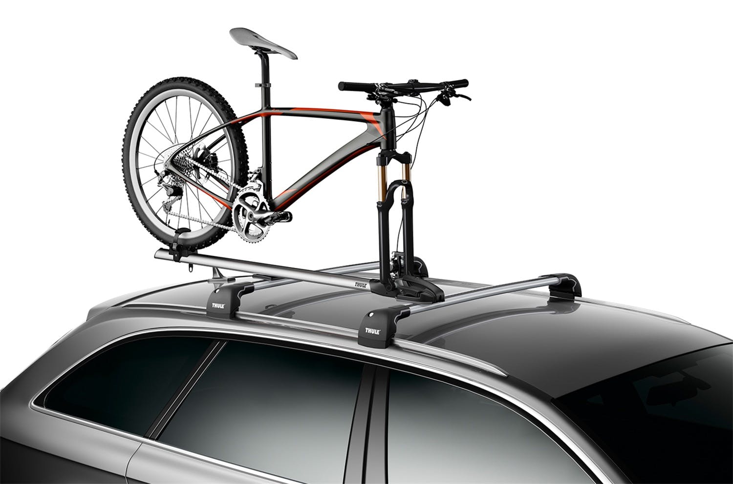 Thule bike roof hot sale rack fork mount