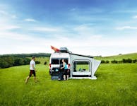 Thule 307056 Thule QuickFit 2.60 m Medium tent for caravans and motorhomes black/gray/white