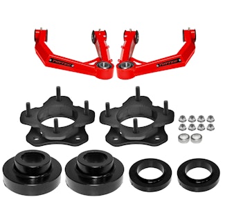 Tuff Country 53220TT 3in. Lift with Toytec Uniball Boxed Upper Control Arms-Uni