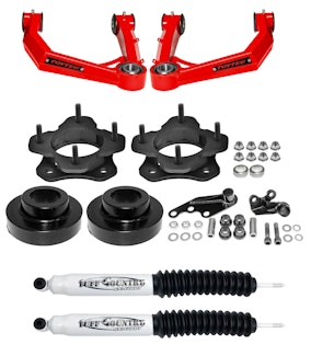 Tuff Country 53225TTKN 3" Lift Kit w/ SX8000 Shocks & Toytec Boxed Upper Control Arms - Uni-Ball