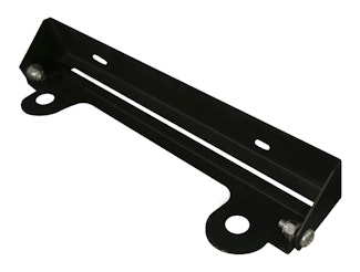 Tuffy Security 189-01 Flip-Up License Plate Holder for Winch Roller Fairlead 01-Black