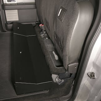 Tuffy Security 283-01 Full width under rear seat lockbox for F-150 2009-Cur Crew cab; without subwoofe