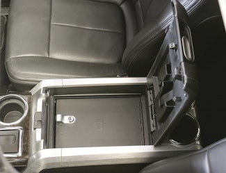Tuffy Security 315-01 2009-2014 Ford F150 Security Console Insert for Flow-Through Center Console