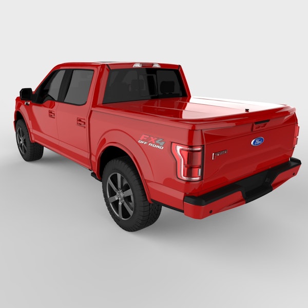 UnderCover UC2156L-PQ LUX Tonneau Cover, Race Red