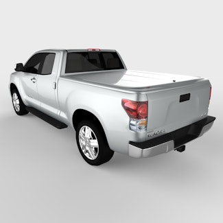 UnderCover UC4076L-1D6 LUX Tonneau Cover, Silver Sky