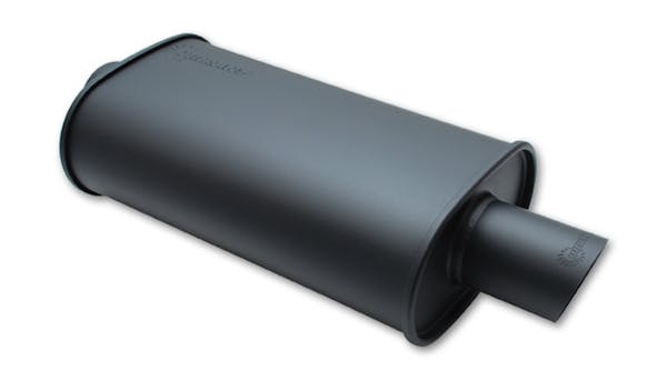 Vibrant Performance 1145 Flat Black Oval Muffler (2.25" inlet)