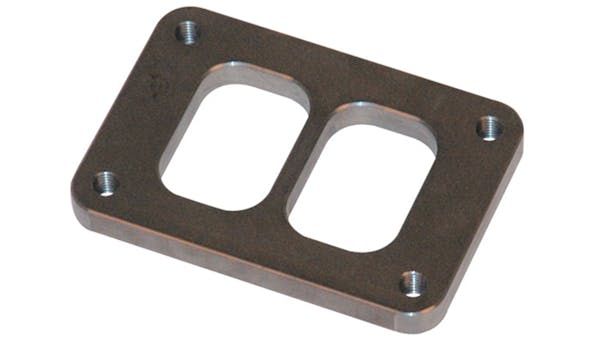 Vibrant Performance 14420 T04 Turbo Inlet Flange (Divided Inlet) - 1/2" thick