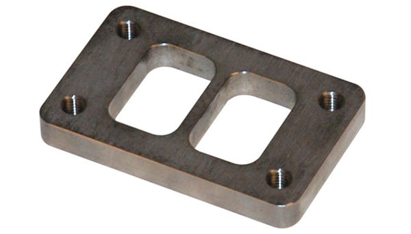 Vibrant Performance 1445 T03 Turbo Inlet Flange (Divided inlet) - 1/2" thick