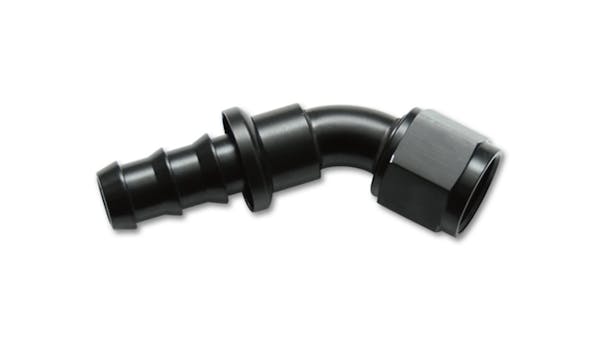 Vibrant Performance 22406 Push-On 45 Degree Hose End Fitting