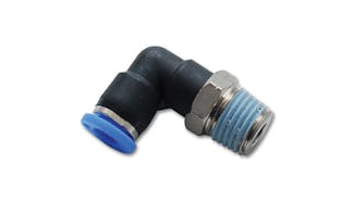 Vibrant Performance 2653 Male Elbow Pneumatic Vacuum Fitting (1/2" NPT Thread) for use with 1/4" OD