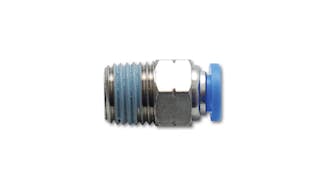 Vibrant Performance 2660 5/32" (4mm) Male Straight One-Touch Fitting (1/8" NPT Thread)