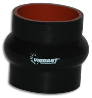 Vibrant Performance 2732 4 Ply Hump Hose, 2.5" I.D. x 3" Long - Black