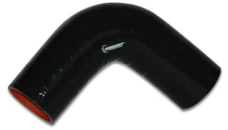 Vibrant Performance 2743 4 Ply 90 Degree Elbow, 2.75" I.D. x 4" Leg Length - Black