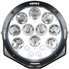 Vision X 1238116 Single 8.7" Cannon Adventure Halo 14 LED Light Mixed Beam