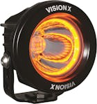 Vision X 9907185 3.0" Optimus Amber Halo Series Prime Black 10-Watt LED Light 15 Degree Beam