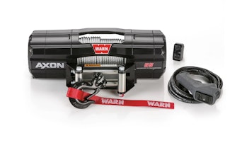 WARN 101155 AXON 55 Wire Rope Winch; Black