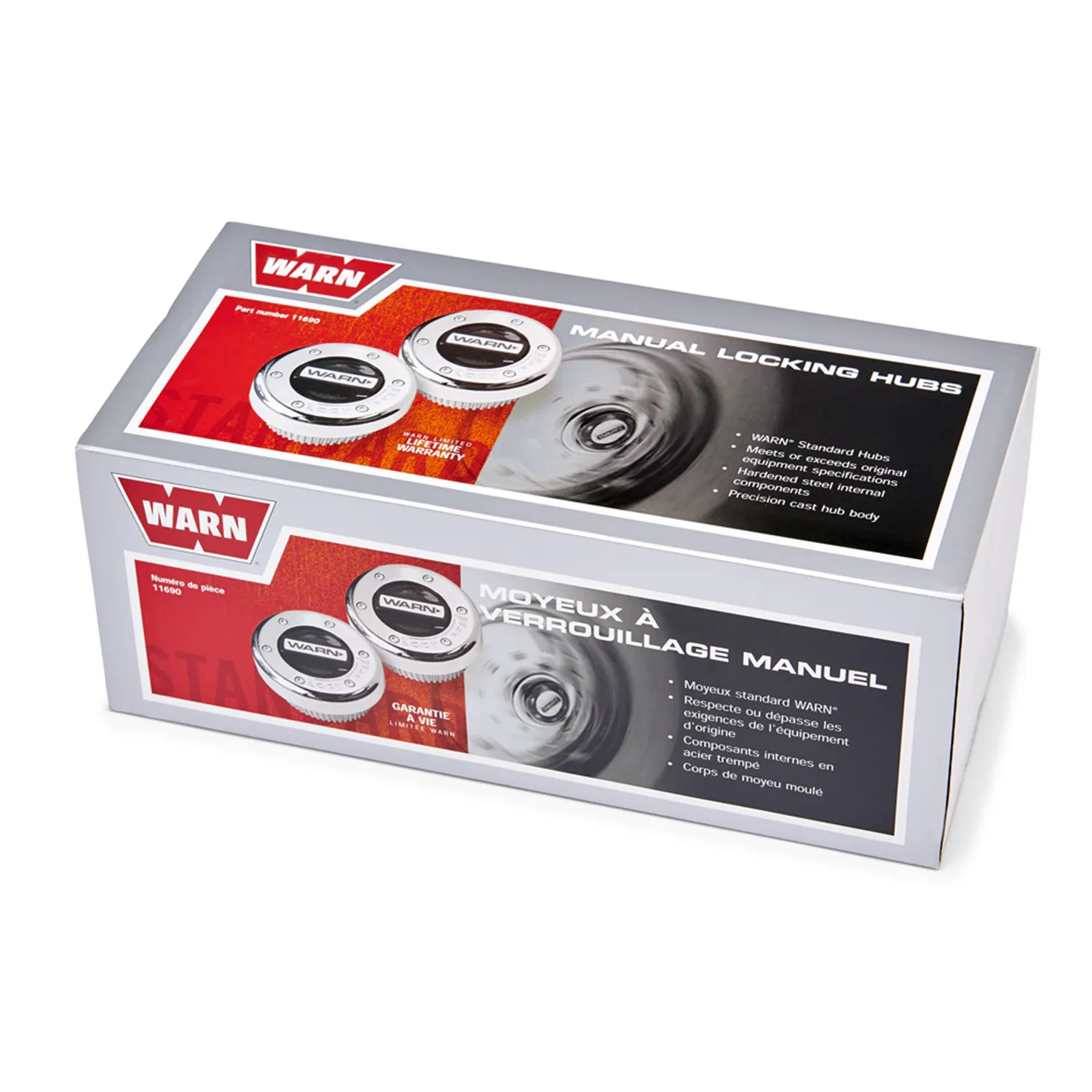 WARN 11690 INTERNAL MOUNT LOCKING HUBS D50/60