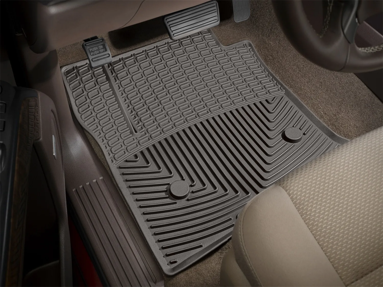 WeatherTech Front & Rear All-Weather Floor Mats - Black (WTLB289290)