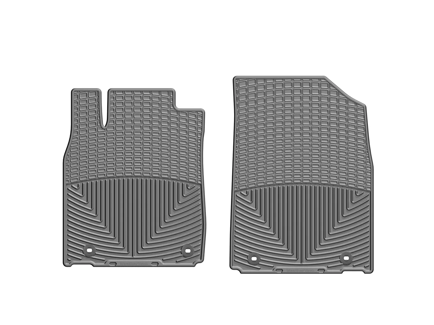 WeatherTech W287 All-Weather Floor Mats – 1st Row (Black) – Made In USA
