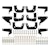 Westin Automotive 20-13295 Outlaw Drop Nerf Step Bars Textured Black